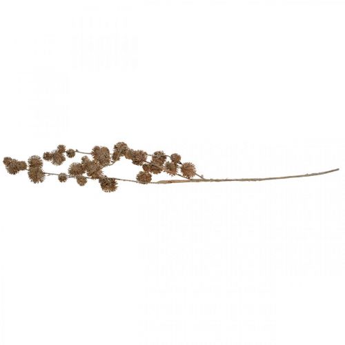 Article Branche Décorative Platane avec Fruits Décoration d&#39;Automne Artificielle Platane Brun L82cm Ø2-4cm