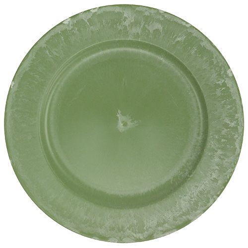 Article Assiette de présentation verte Ø30cm