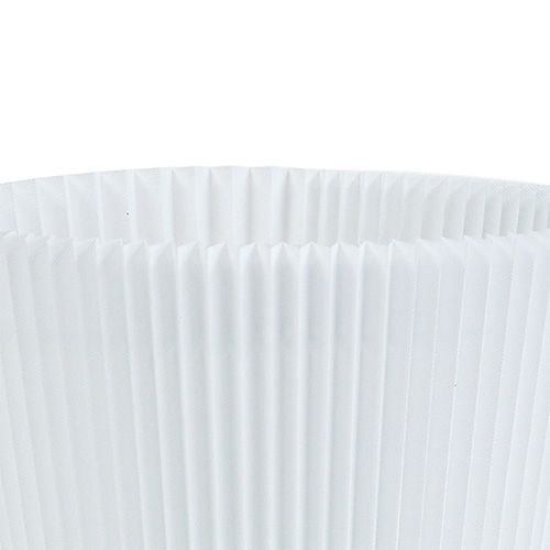 Poignets plissés blanc 12.5cm 100p