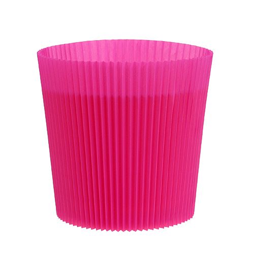 Floristik24 Poignets plissés Cerise 14,5cm 100p.