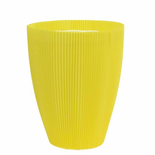 Floristik24 Poignets plissés jaune 14.5cm (100pcs.)