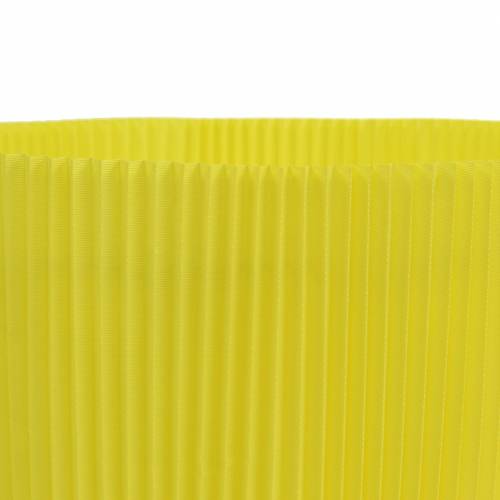 Article Poignets plissés jaune 14,5cm 100 pièces