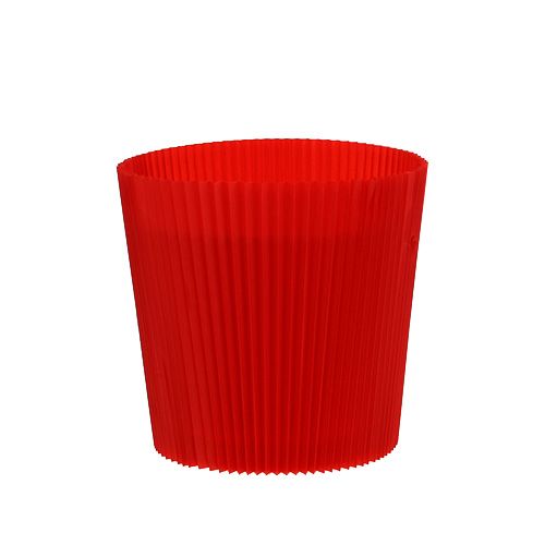 Poignets plissés rouge 10,5cm 100 pièces