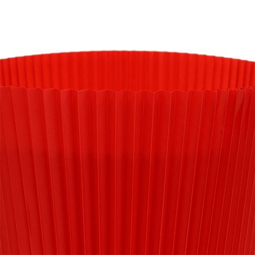 Article Poignets plissés rouge 10,5cm 100 pièces