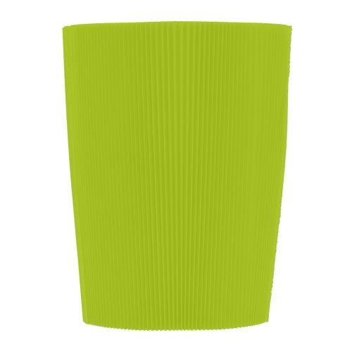 Manchettes plissées pour pots de fleurs vert clair 14,5cm 100 pièces