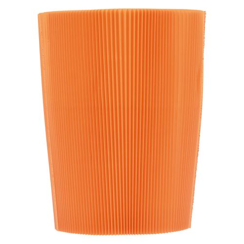 Floristik24 Poignets plissés pour pots de fleurs orange 14,5cm 100pcs