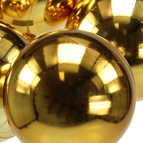 Floristik24 Boule de Noël sur bâton Ø6cm or 12pcs
