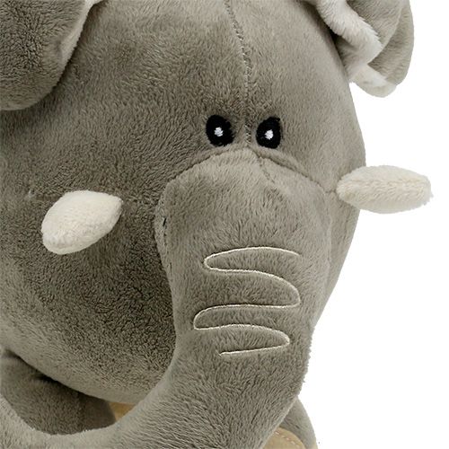 Article Peluche éléphant 35cm gris