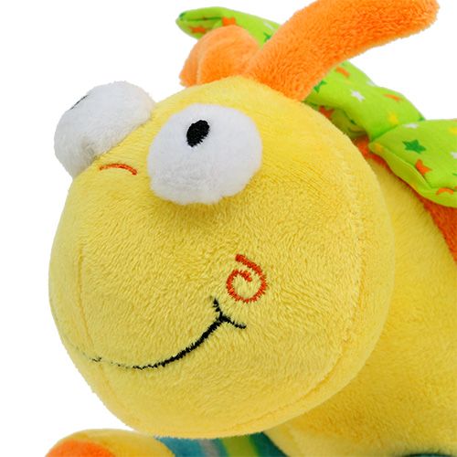 Floristik24 Papillon de peluche 22,5cm Jaune