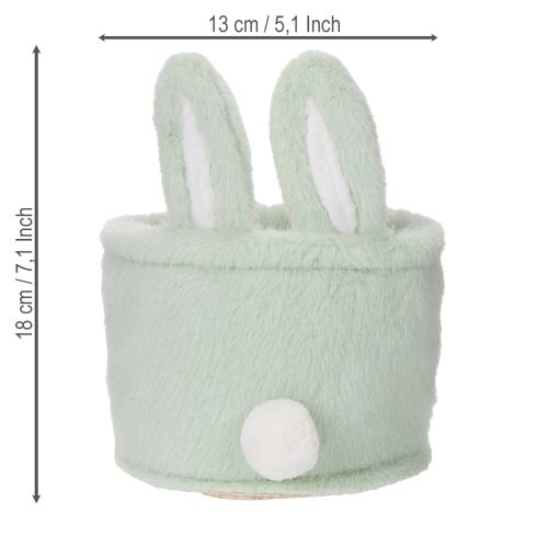 Article Paniers de rangement décoratifs en forme de lapin pour Pâques, pour chambres d'enfants et salons, 18 cm, lot de 2