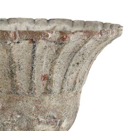 Article Coupe grise aspect antique Ø12cm H13.5cm