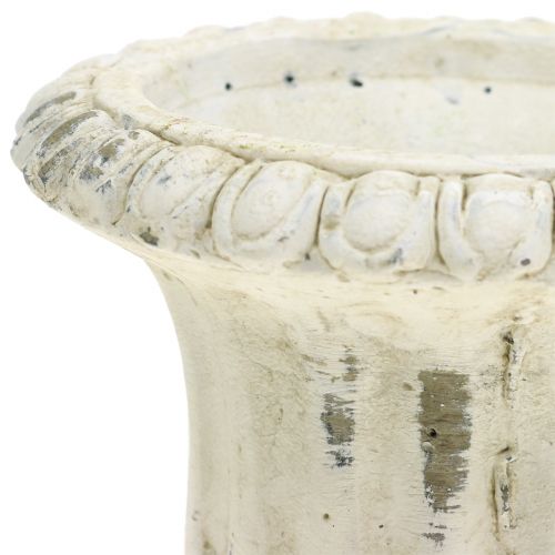 Floristik24 Tasse Crème Coulée Pierre Antique Ø9cm H12cm 2pcs