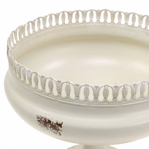 Floristik24 Coupe à Plantes Calice Crème Antique Ø20cm H20cm 1 pc