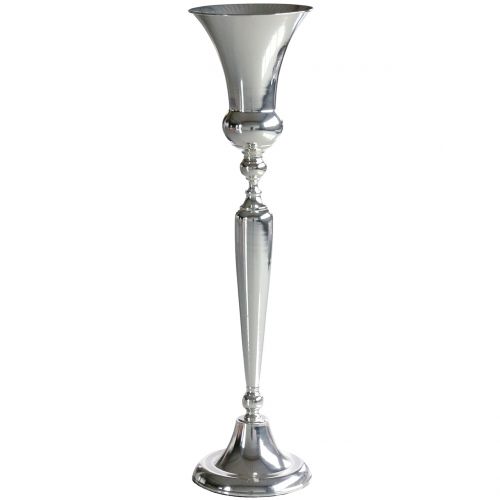 Floristik24 Coupe vase argent Ø25cm H98cm