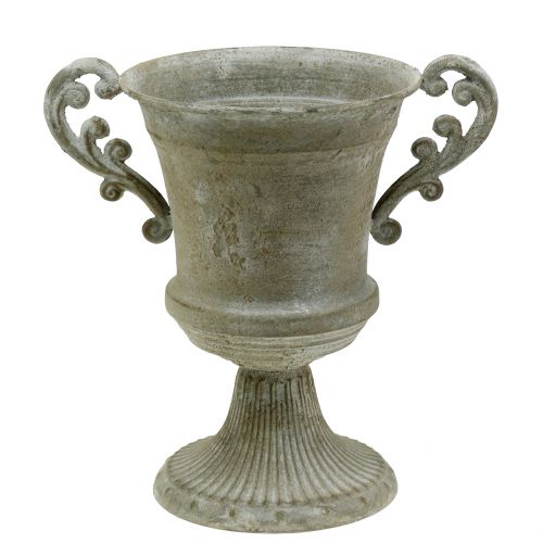 Coupe antique gris Ø16,8cm H24,8cm
