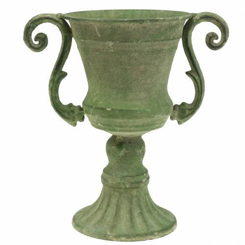 Floristik24 Bol Trophée Vert Ø11cm H19cm
