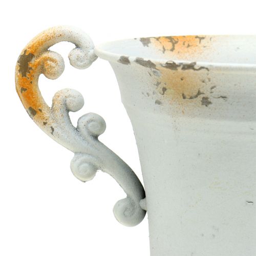 Floristik24 Tasse blanc antique Ø14cm H21cm