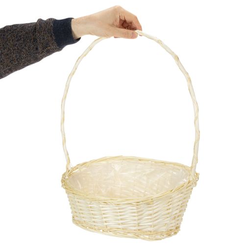 Panier cadeau environ 38 cm x 27 cm brillant | Floristik24.be