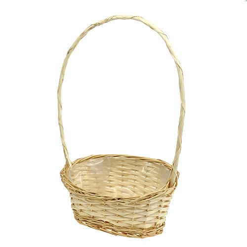Panier cadeau 27cm x 18cm H43cm clair