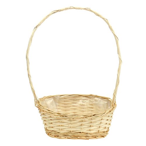 Article Panier cadeau 27cm x 18cm H43cm clair