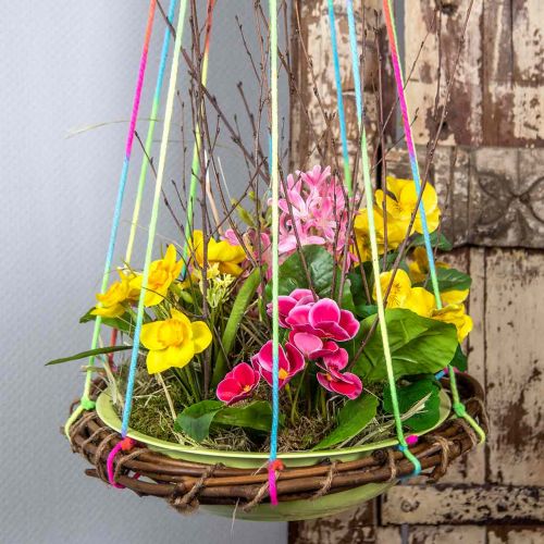 Primevères fleurs artificielles Cowslips Rose H25cm