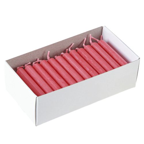 Article Bougies poupée 10mm rouge Bougies Wiedemann 65/10 50 pièces