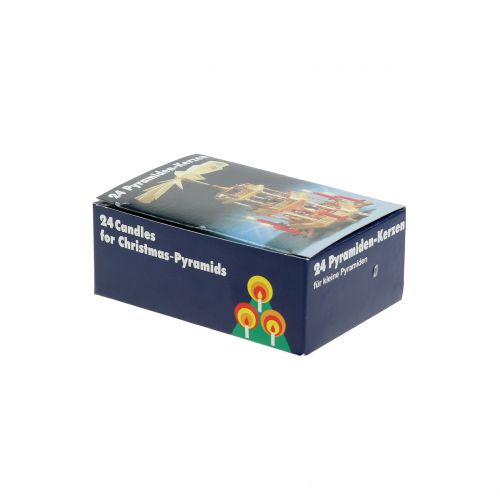 Article Bougies pyramidales rouges 24 pcs