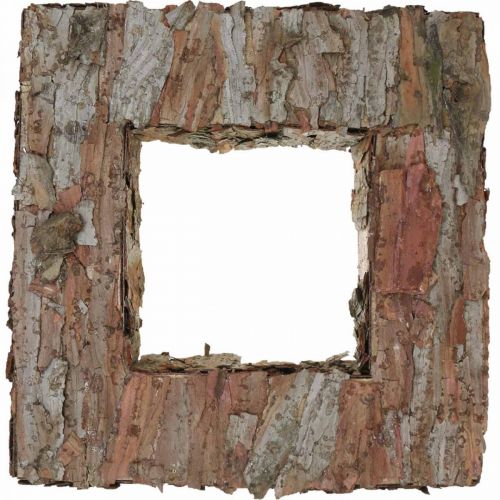 Floristik24 Écorce d&#39;arbre déco carré écorce de pin ouverte 30×30cm