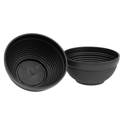 Article Bol R en plastique anthracite 19 cm, 10 pièces