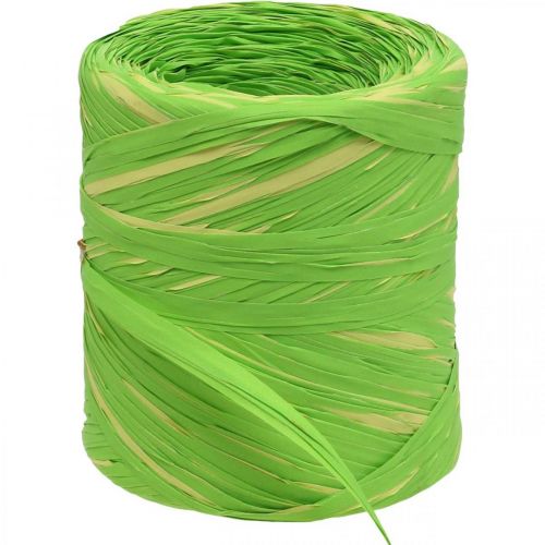 Ruban raphia vert jaune ruban cadeau raphia 200m