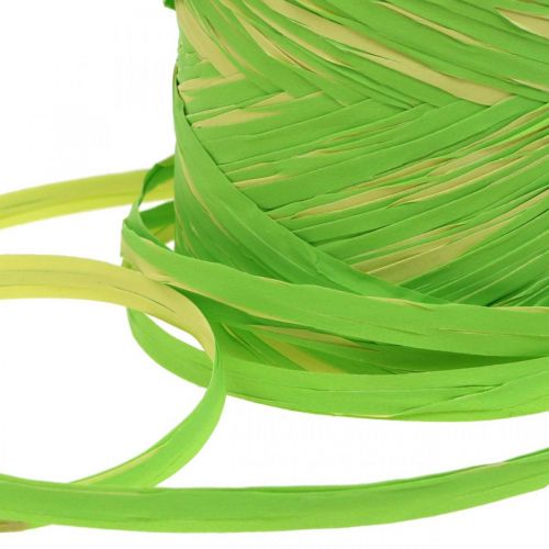 Ruban raphia vert jaune ruban cadeau raphia 200m