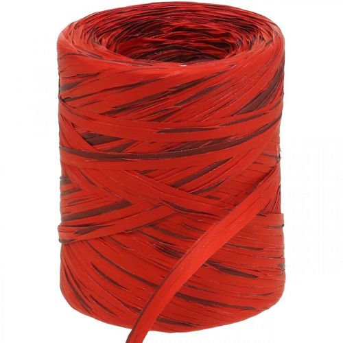 Floristik24 Ruban raphia rouge bordeaux ruban cadeau ruban raphia ruban décoratif 200m