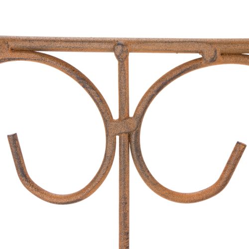 Article Tuteur métallique pour parterres de fleurs et décoration de jardin polyvalente, 60 cm