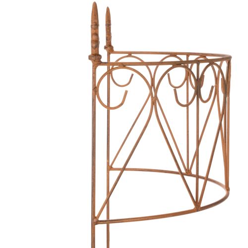 Article Tuteur métallique pour parterres de fleurs et décoration de jardin polyvalente, 60 cm