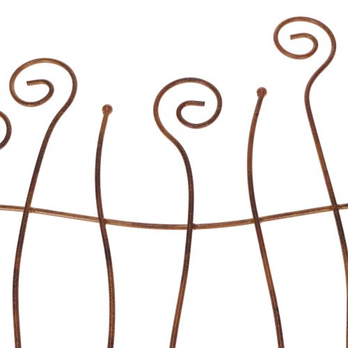 Article Treillis, support pour grimper, métal courbé, décoration artistique de jardin, 72 cm