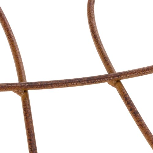 Article Treillis, support pour grimper, métal courbé, décoration artistique de jardin, 72 cm