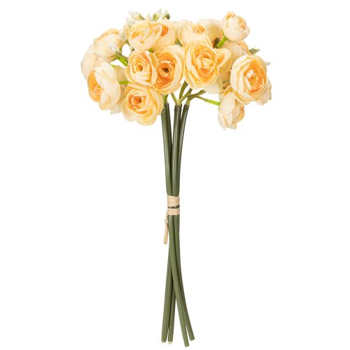 Article Branche de renoncule pour compositions florales décoratives en vase, 32 cm, lot de 5