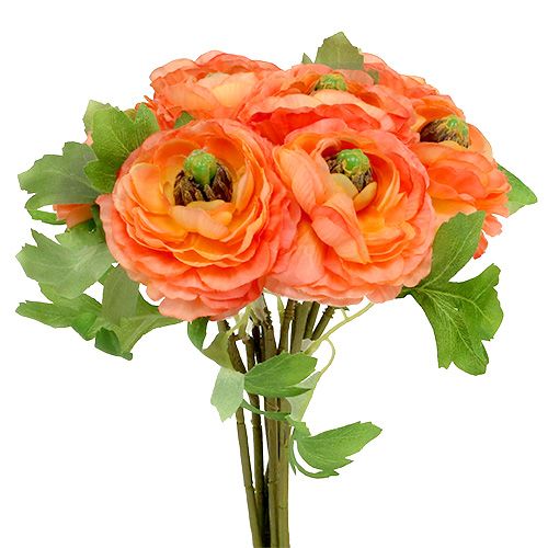 Floristik24 Renoncule orange 27cm 8pcs