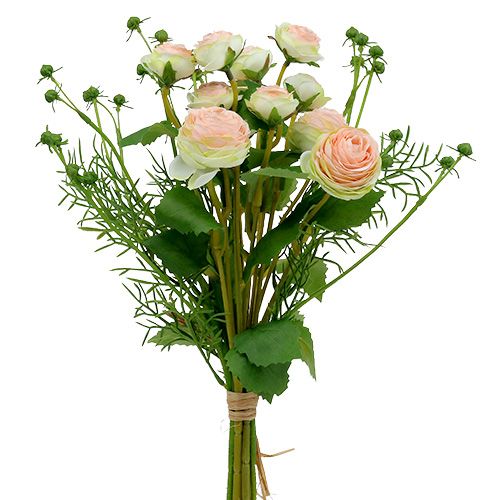 Floristik24 Bouquet de renoncule en rose 43cm