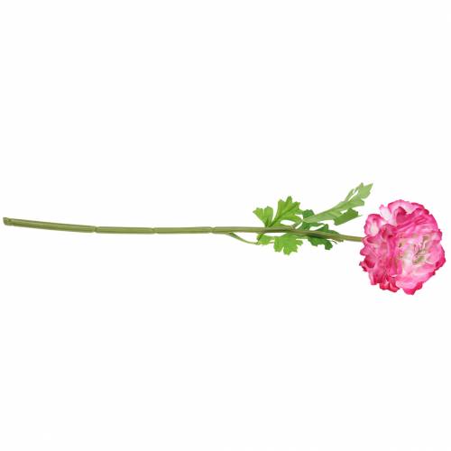 Article Renoncule rose artificiel 48cm
