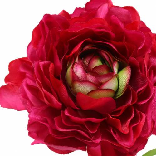 Article Renoncule rose foncé artificiellement 51cm