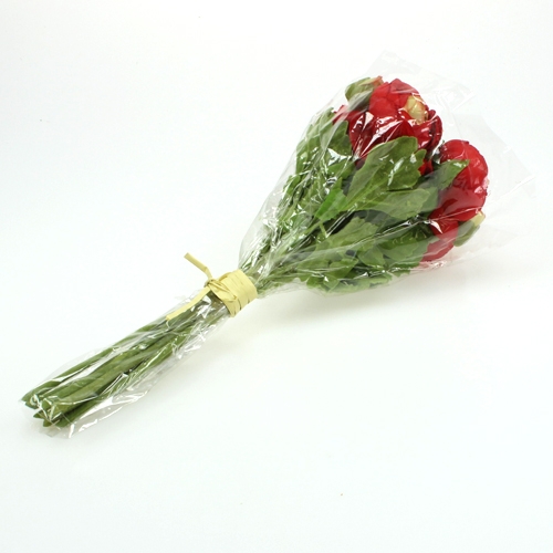 Floristik24 Bouquet de renoncules rouges 30 cm