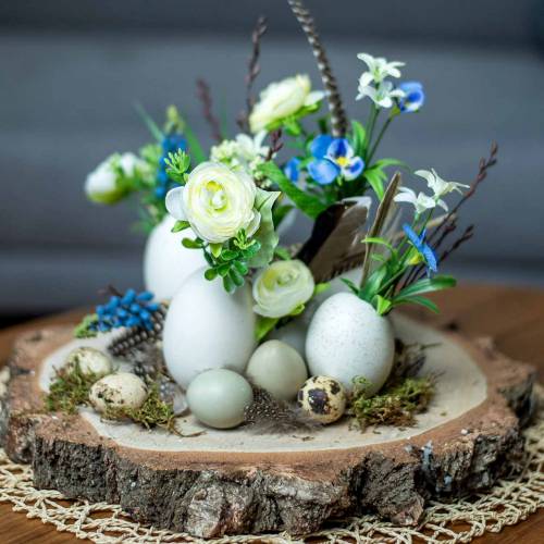 Article Bouquet de renoncule aux jacinthes de raisin blanc 25cm