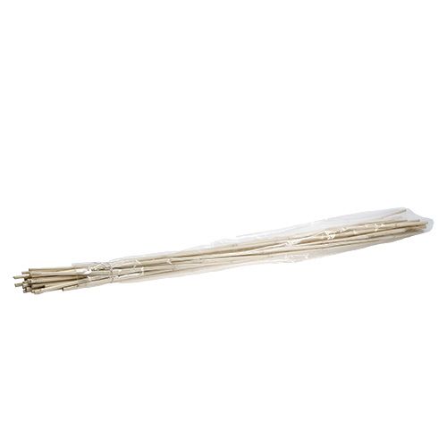 Floristik24 Bâtons de rotin blanchis à la chaux 100cm 20 pcs
