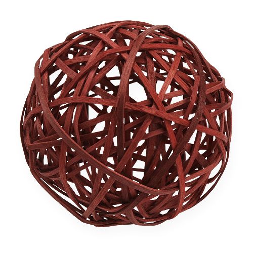 Floristik24 Boules décoratives en rotin 3 couleurs Ø8cm 8pcs