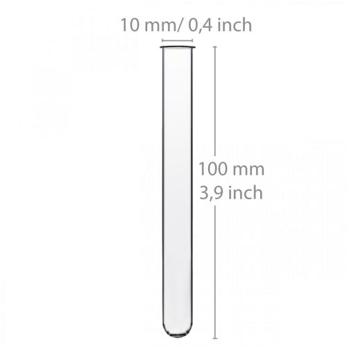 Article Tube à essai 100 mm × 10 mm