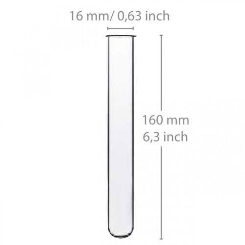 Article Tube à essai 160 mm × 16 mm