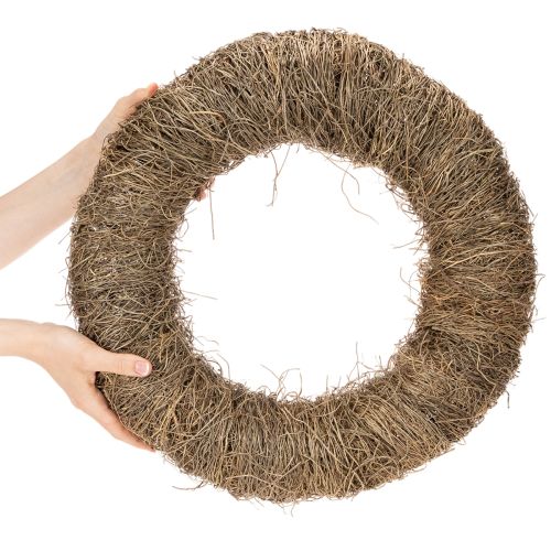 Couronne de vigne naturelle, non traitée, ronde, idéale pour les loisirs créatifs, 45 cm | Floristik24.be