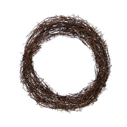 Floristik24 Couronne de vigne Ø15cm 10pcs