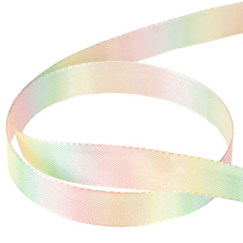 Article Ruban arc-en-ciel pastel décoratif, ruban cadeau, 15 mm, 18 m